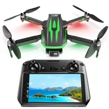 GPS Drones with 4K UHD for Adults,5.0" LCD Screen on Controller,60 Mins Long ...