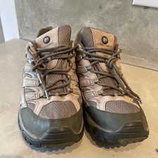 Merrell Loess Hiking Shoes Mens 10.5 Dusty Green Leather Waterproof J15393‎ Merrell Leather Upper Green Casual Shoes for Men for sale | eBay main image 3