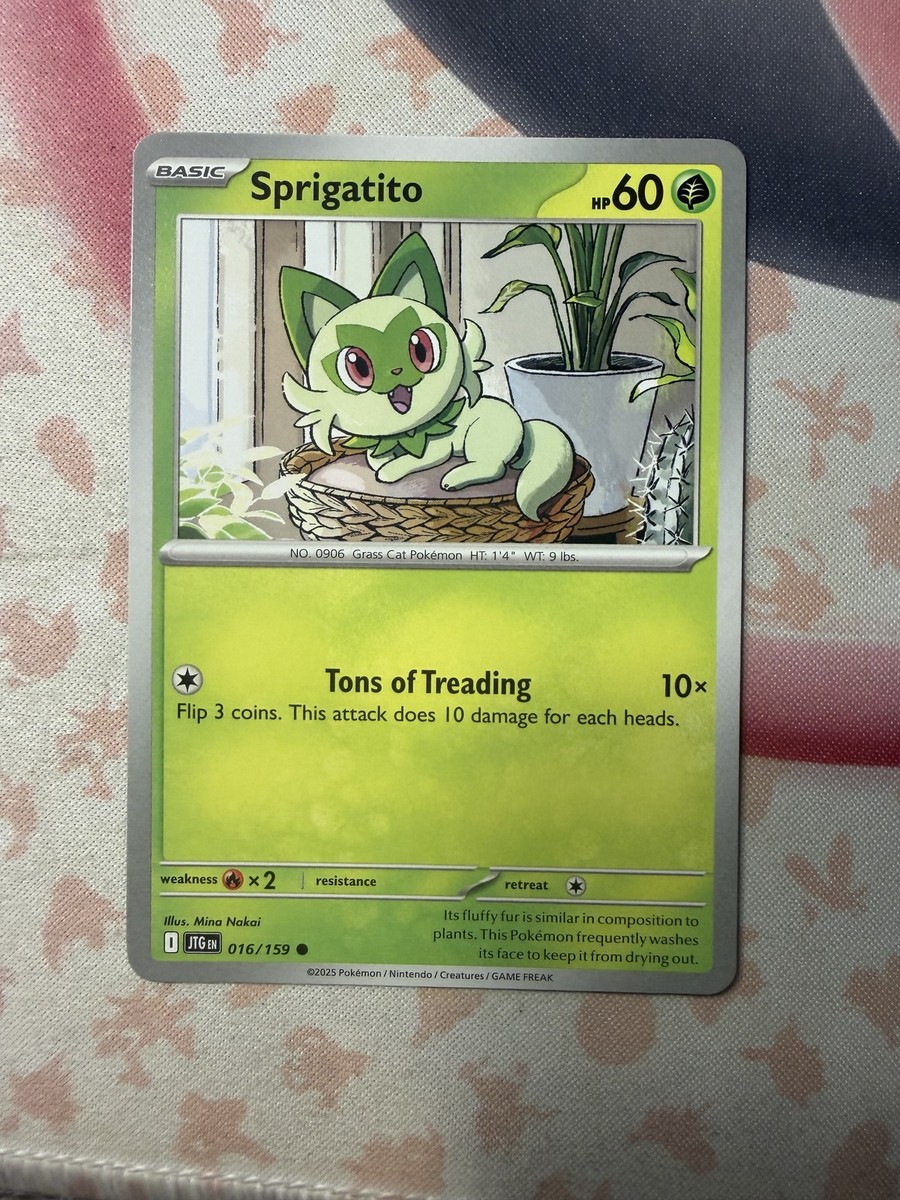 Sprigatito Common SV09: Journey Together 016/159 NM English
