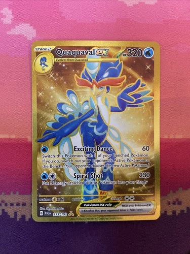 Pokemon Card Quaquaval ex 273/193 Hyper Rare Paldea Evolved Near Mint