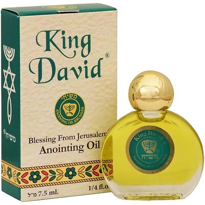 10 x King David Salböl 7,5 ml - 1/4 oz aus dem Heiligen Land Jerusalem