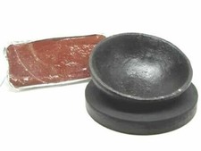 German Red Pitch 4.4lbs, 8" Bowl and Pad Chasing Goldsmith Silversmith Repousse