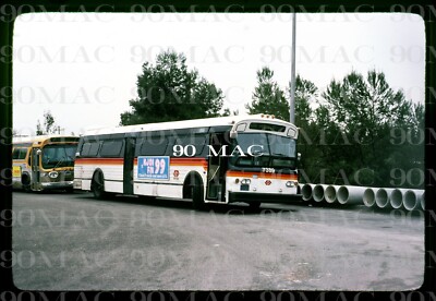 RTD-SCRTD. FLXIBLE BUS #7389. El Monte (CA). Original Slide 1983.