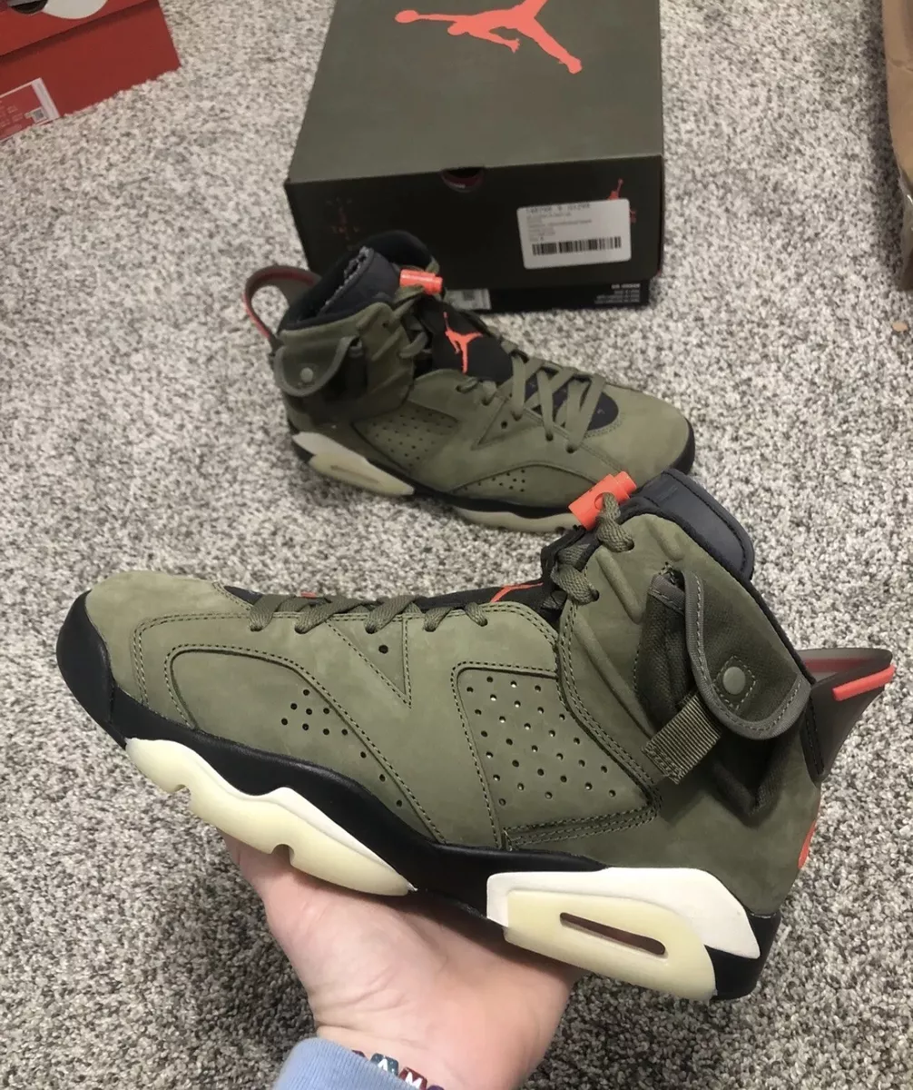 Air Jordan 6 Retro x Travis Scott 'Olive' CN1084-200