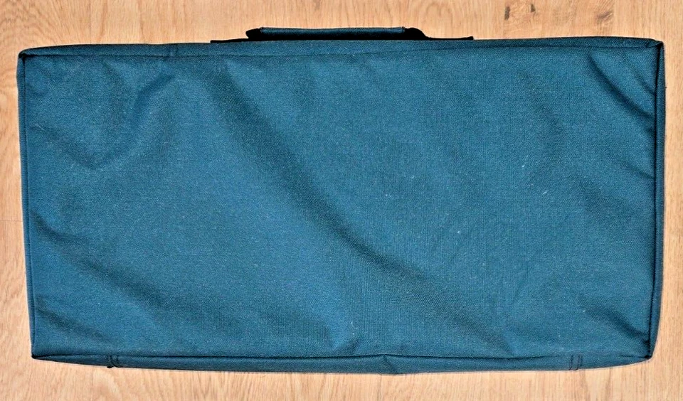 Estuche de caña/carrete/señuelo White River, verde, con cremallera, divisores de espuma, asa de transporte Foto 4 de 4