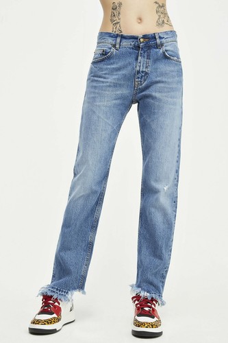Jeans da per donna Aniye By Dakota in cotone blu sfrangiato a vita media tg 28 M