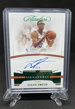 2021 Panini Flawless Jalen Smith Emerald Rookie Auto /5. Phoenix Suns