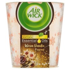 44,13€/kg- AIRWICK Duftkerze Essential Oils - Warm Vanille - 6 Pack (6 x 105g)