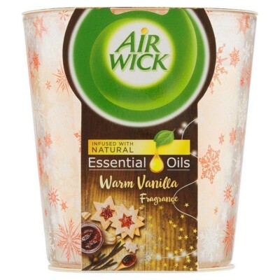 44,13 /kg- AIRWICK Duftkerze Essential Oils - Warm Vanille - 6 Pack (6 x 105g)