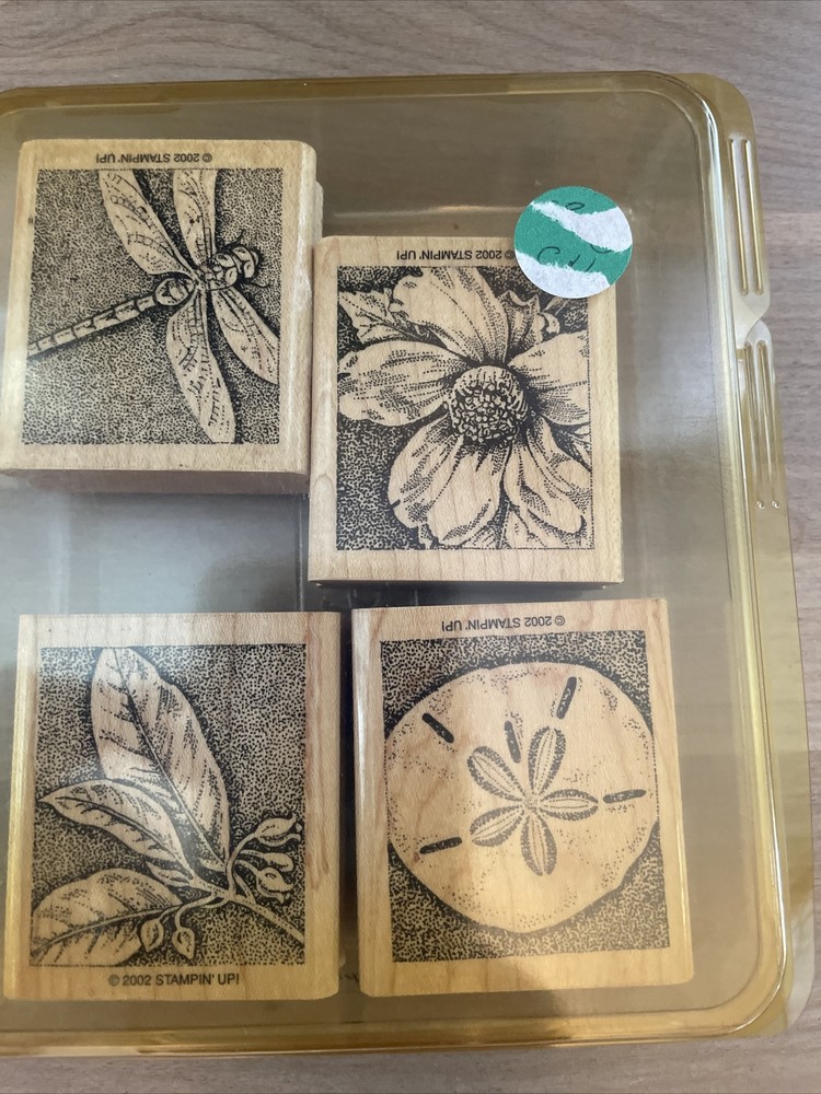 Stampin Up Rubber Stamping Kit - Natures Wonders -4 Stamps