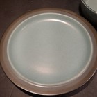 Vtg Collection MCM Arrow Stone Navajo Blue Kasuga Japan 3 Bread 1 Dessert bowl — photo 3