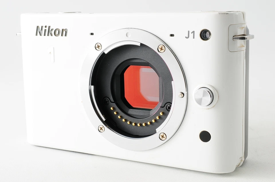 [Exc+5 in BOX] Nikon 1 J1 White Body 10.1MP Digital Mirrorless Camera From JAPAN - Image 3 of 4