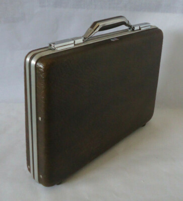 VTG AMERICAN TOURISTER verylite luggage brief CASE mod USA HARD SHELL