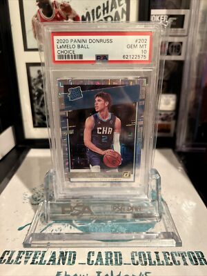 2020-21 Donruss Choice Rated Rookie Lamelo Ball #202 PSA 10 GEM MT 