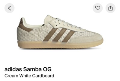 Adidas Originals Samba OG Cream White Cardboard JI3185 Men's Size Unreleased