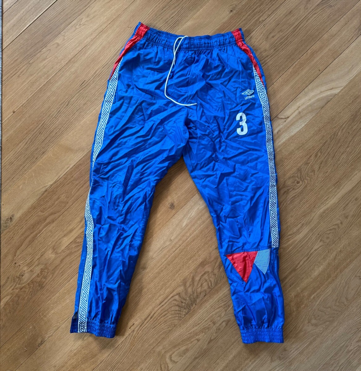 パンツ 90s umbro line track pants Vintage Umbro 90s Tracksuit Pants Joggers Football Soccer #3