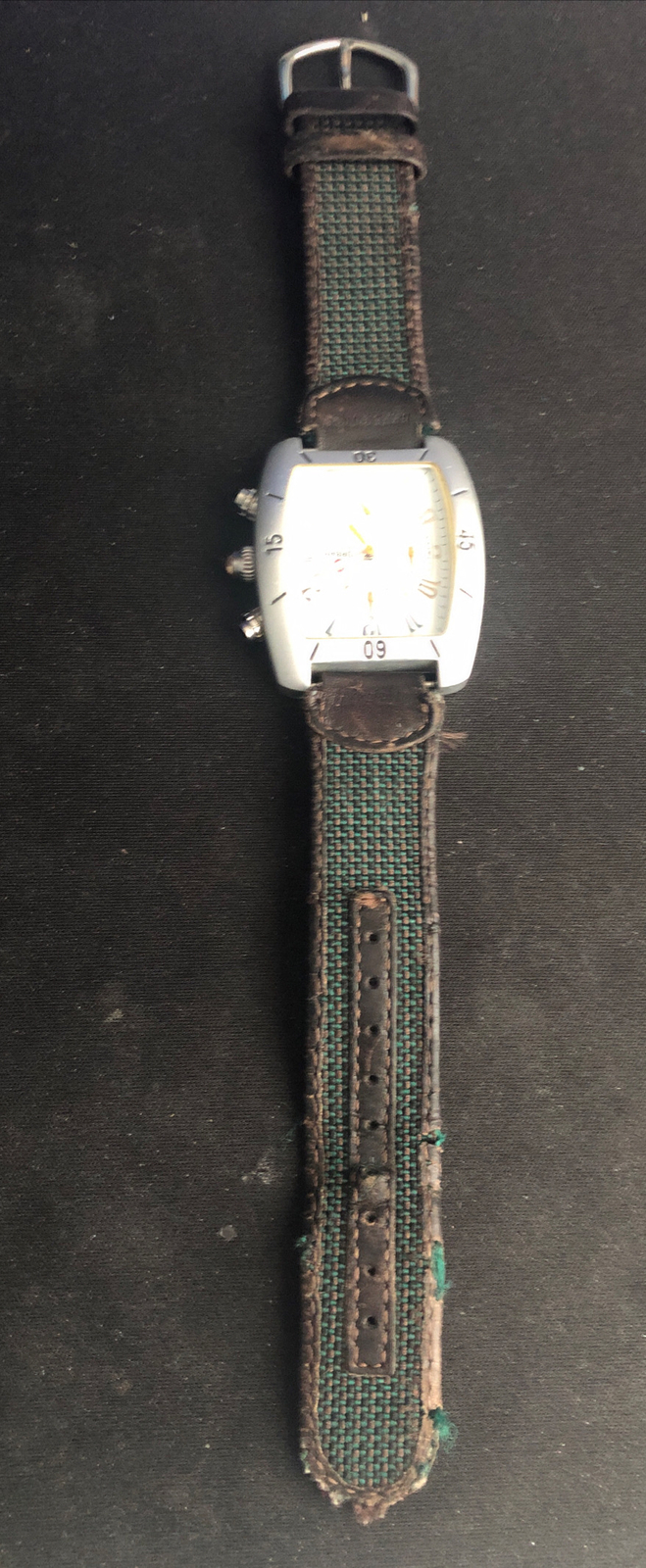 Vintage URBAN  Rectangular Chronograph QUARTZ  AL… - image 9