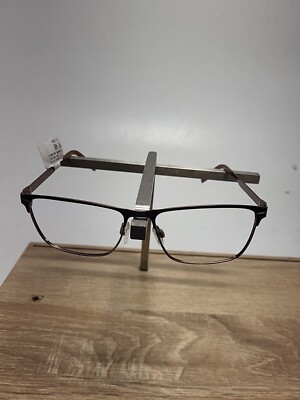 Perry Ellis Pe 408-1 Brown Authentic Eyeglasses 55-16-140 PERRY ELLIS PE 408-1 NEW SQUARE AUTHENTIC FULL RIM  main image 3