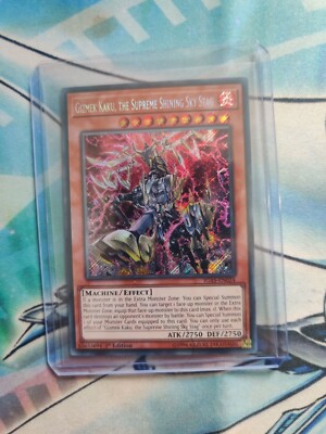Gizmek Kaku, the Supreme Shining Sky Stag Yu-Gi-Oh! IGAS-DE024 1st Secret Rare