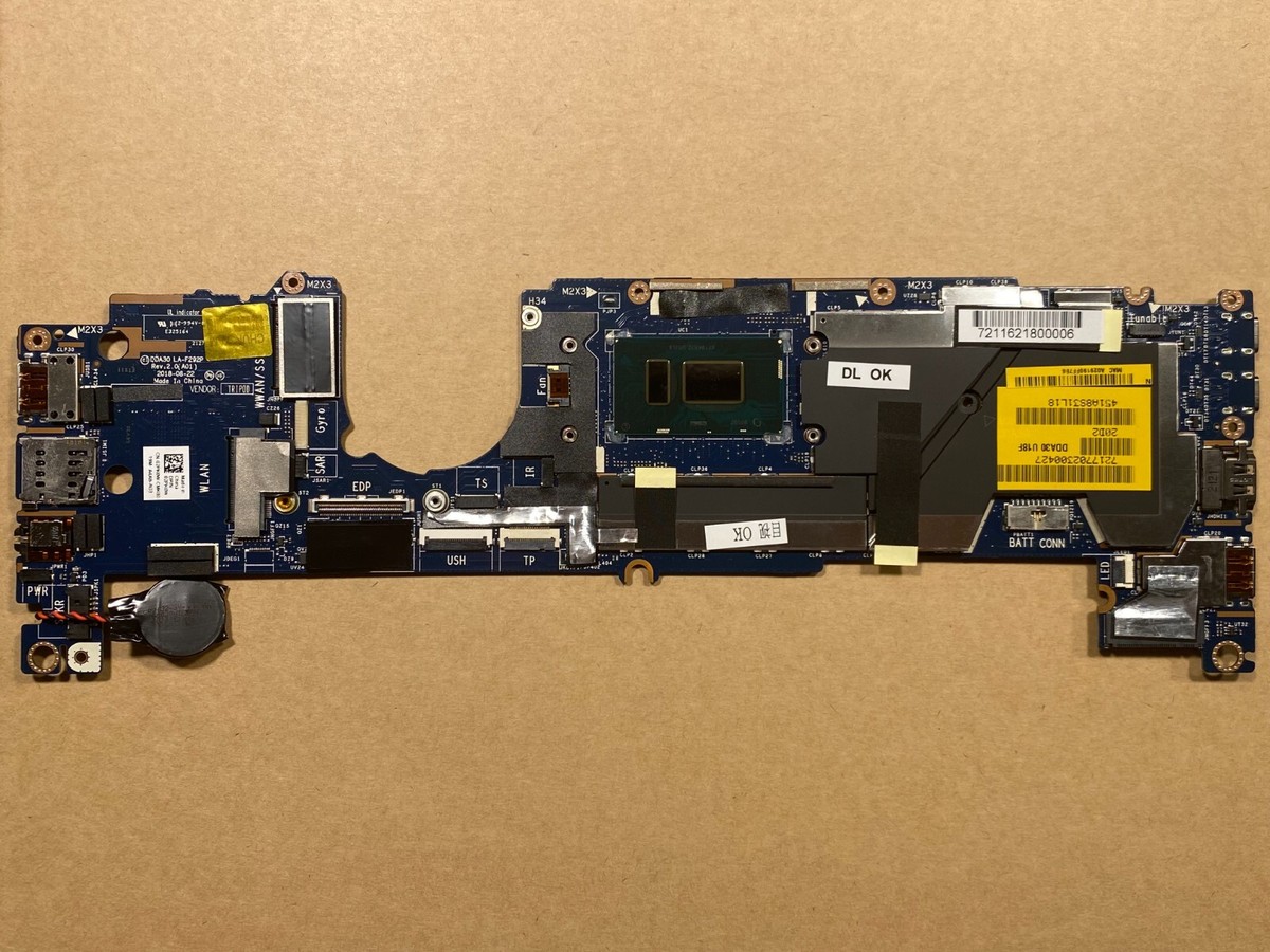 NEW Dell Latitude 7390 2-in-1 Motherboard Intel i7-8650U 16GB