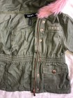 DKNY lightweight jacket * Full Zip * Faux Fur trimmed Hood * 18 mo * Excellent ! — photo 2
