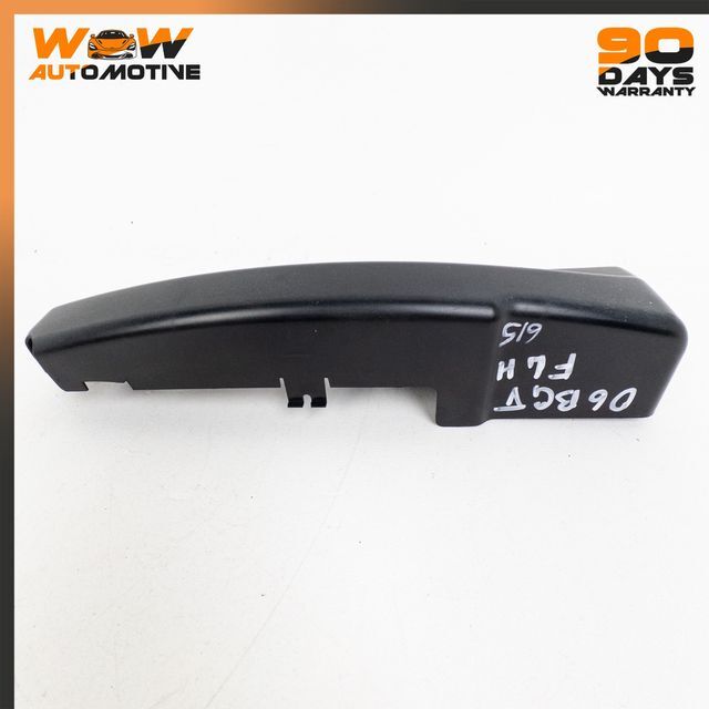 04-13 BENTLEY CONTINENTAL GT FRONT LEFT RIGHT SEAT COVER TRIM BLACK SET OEM
