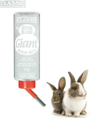 CLASSIC GIANT LTR DRINKING WATER BOTTLE SMALL ANIMAL RABBIT