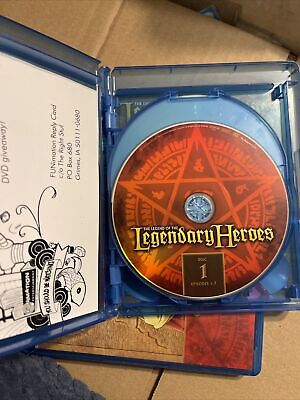 The Legend of the Legendary Heroes Season 1 Pt. 1 & 2 blu-ray/& Tarot Card  Anime