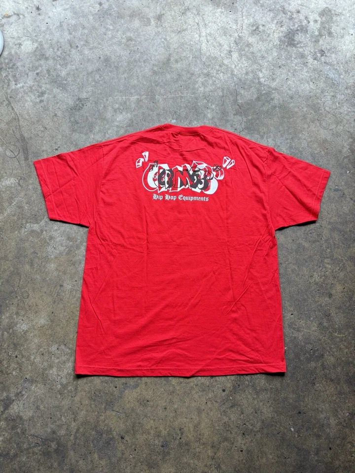 DeadstockNBN Gear Hip Hop DJ  Shirt Pump Up The Power DJ Street Graffiti 2XL NEW - Image 3 of 3