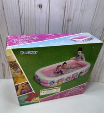 New Disney Princess Inflatable Family Summer Pool, Sealed Box, Reusable Portable