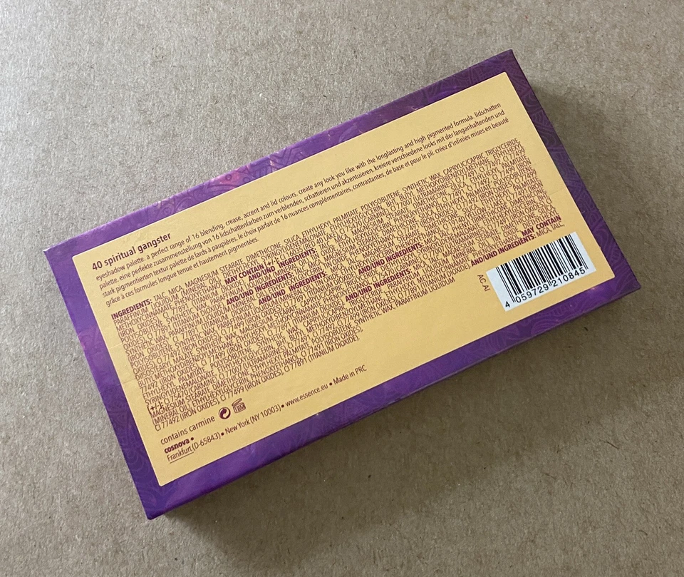 Essence Spiritual Gangster Lidschatten Palette Multicolor 20 Farben Set - Bild 4 von 4