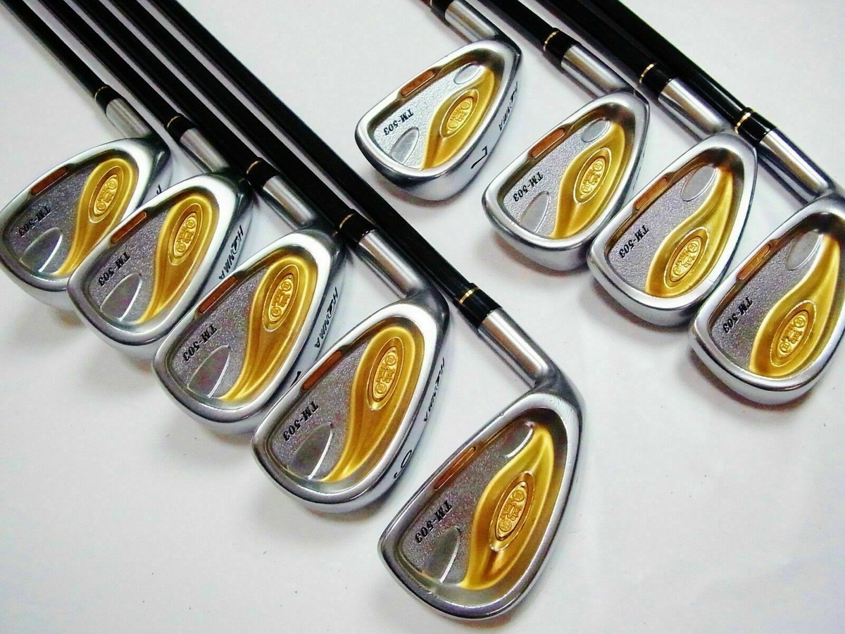 9Pcs LEFT-HANDED 2-STAR HONMA TWIN MARKS TM-503 Regular Flex IRON