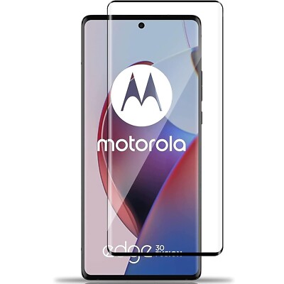 CURVED TEMPERED GLASS FILM for MOTOROLA EDGE 30 FUSION TOTAL PROTECTION 9D