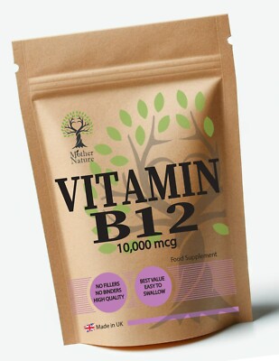 Vitamin B12 hochfeste 10000mcg Kapseln B12 Ergänzung Vit B12 Pulver vegan