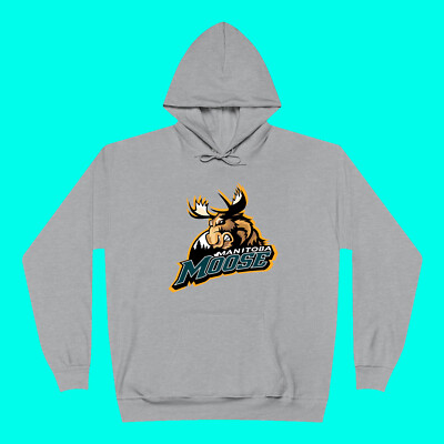 Manitoba Moose Team Men's Grey Size S-3XL