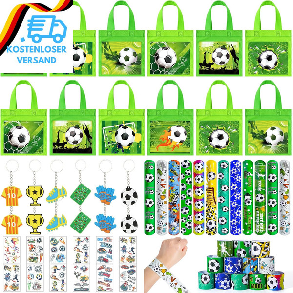 48STK. FußBall Mitgebsel Kindergeburtstag Set Fussball Mitgebsel TüTen, Schnappa-image