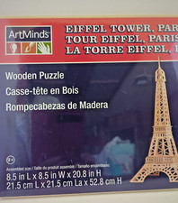 Art Minds Eiffel Tower, Paris Wooden Puzzle 3 Sheets, 3D Puzzle