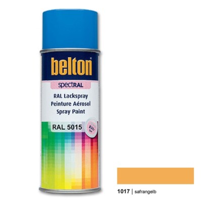 (13,63 /L) Belton Ral Spray 1017 safrangelb 400 ml Sprühdose hochglanz