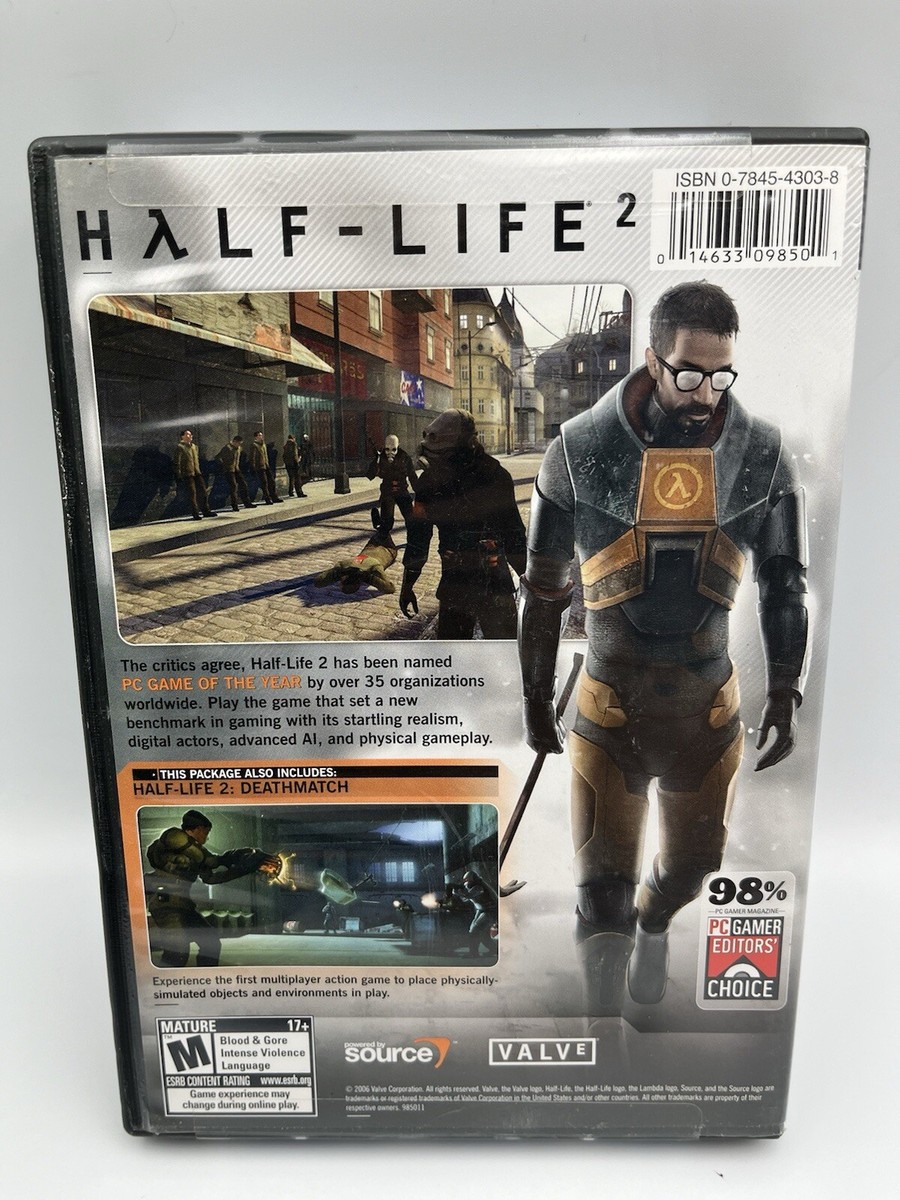 Half Life PC DVD-ROM w/Install Key Card