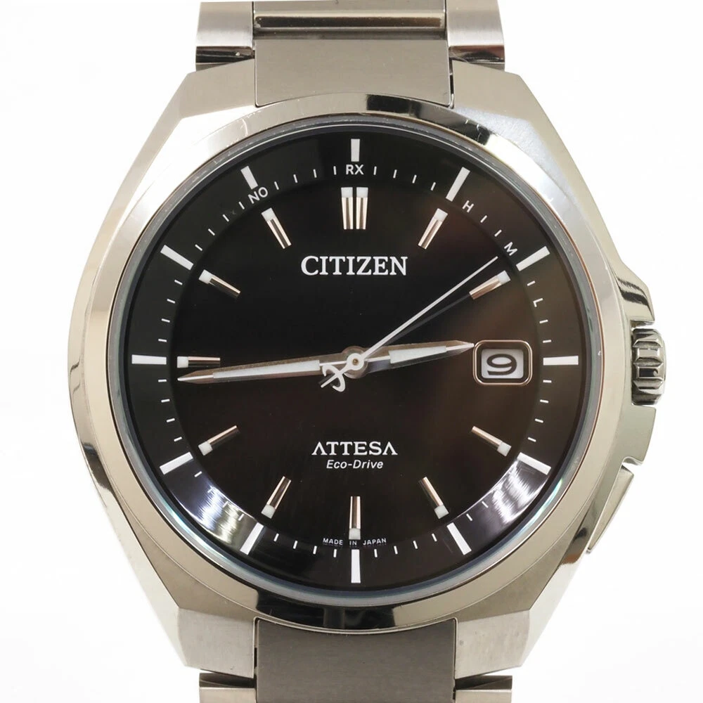 Citizen Atessa Eco Atd53-3052 Titanium Black Dial Arm Around 20Cm
