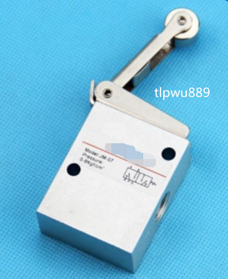 Silver Thread 2 Position 3 Port Roller Pneumatic Air Mechanical Valve JM-07 *