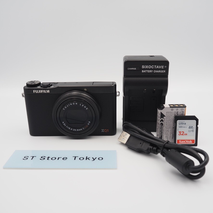 Mint] Fujifilm XQ1 Black 4x Zoom X Series Camera w/New battery