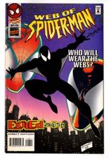 Web of Spider-Man #128,"Who Will Wear the Webs?" Sept 1995 HIGH GRADE