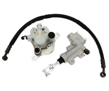 Rear Brake Master Cylinder Caliper & Hose Assembly For Kawasaki KLX140L KLX 140