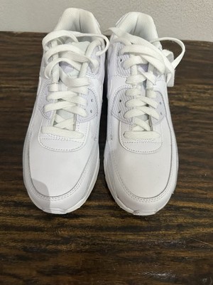 Nike Air Max 90 LTR GS Size 7YTriple White
