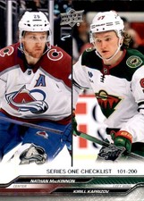 2023-24 Upper Deck #200 Nathan MacKinnon Kirill Kaprizov CL - HKY