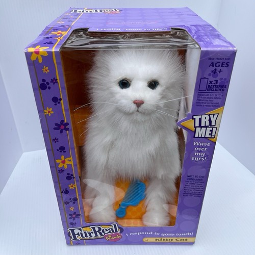New In Box Hasbro Fur Real Friends White Kitty Cat Interactive 2006 Fur New in box hasbro fur real friends white kitty cat interactive 2006 fur