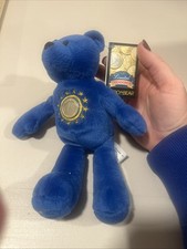 Limited Treasures Euro Coin Bear European Union  With Tag 2002 C5