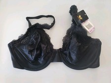 Wacoal 32D Wild Wind Black Softly Styled Underwire Bra 855301