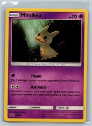 Mimikyu SM29 Sun & Moon Black Star Promo Holo
